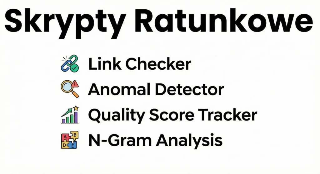 Skrypty ratunkowe Google Ads