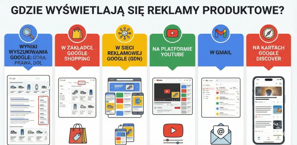 Gdzie wyswietlają się reklamy produktowe?