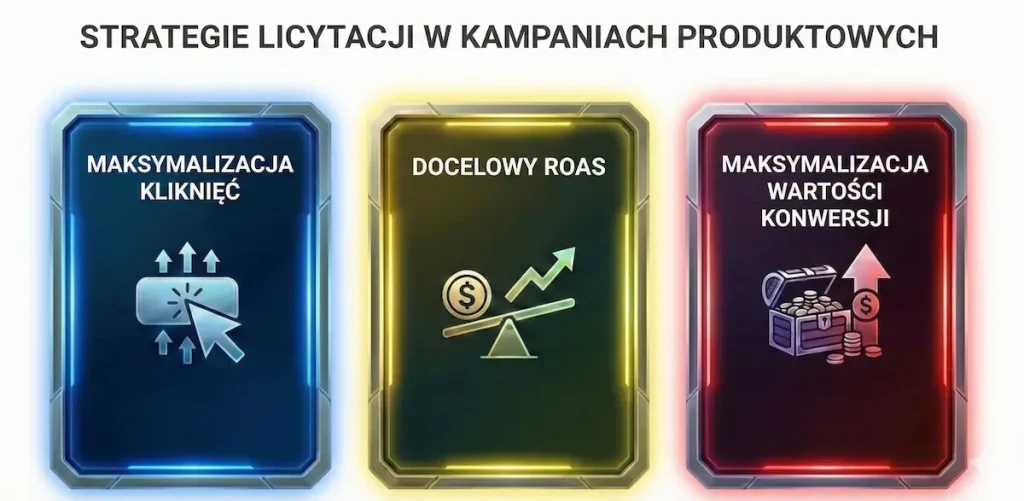 Strategie licytacji w kampaniach produktowych